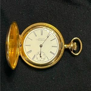 Vintage 12k Gold Women’s Waltham Pocket Watch